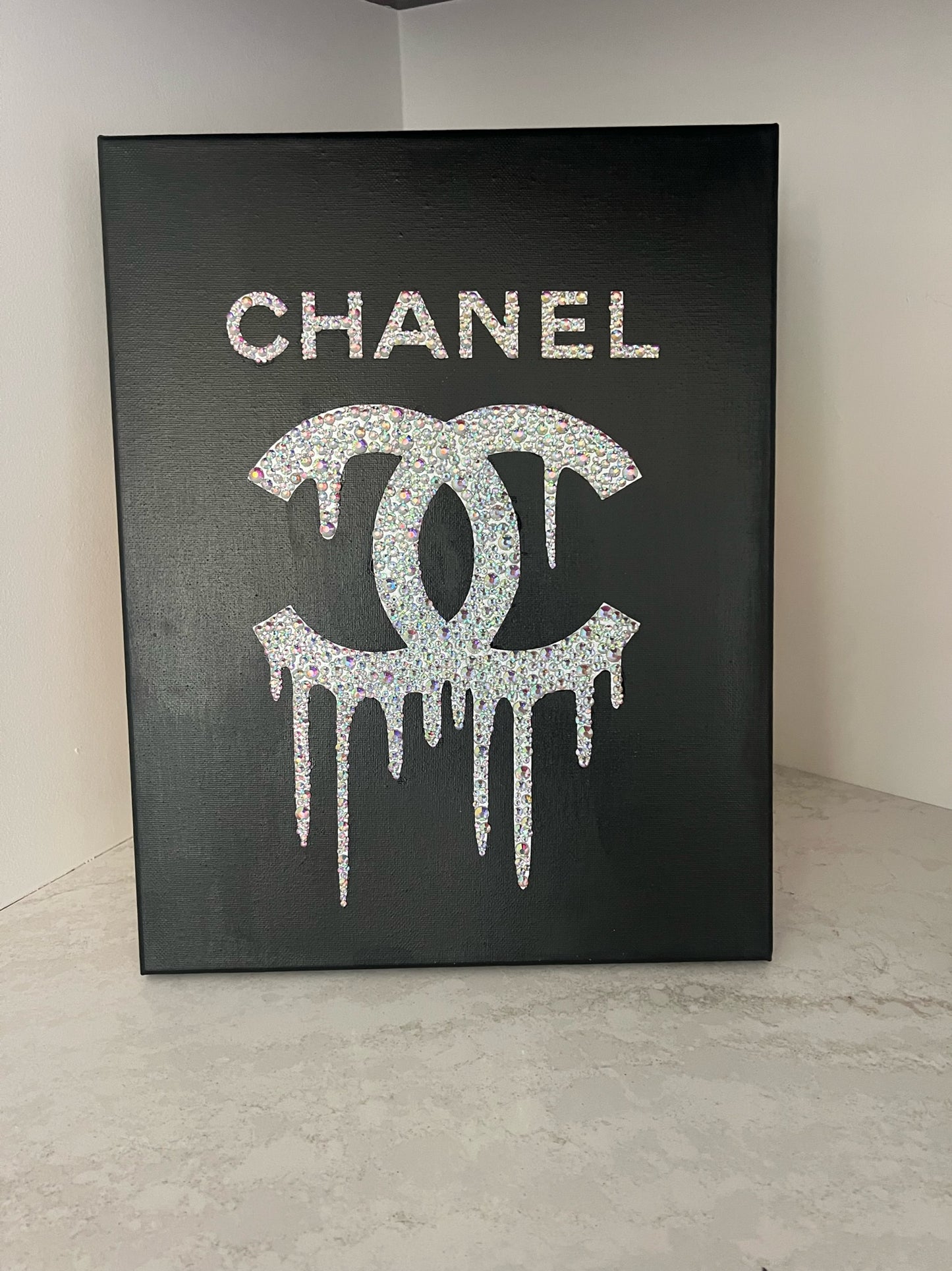 Bedazzled painting kit of Chanel